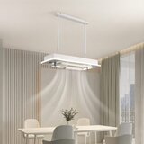 Candelabru Led 136W cu Ventilator Alb, LED inclus, 1 surse de iluminare, Lumina: Cald, Natural, Rece